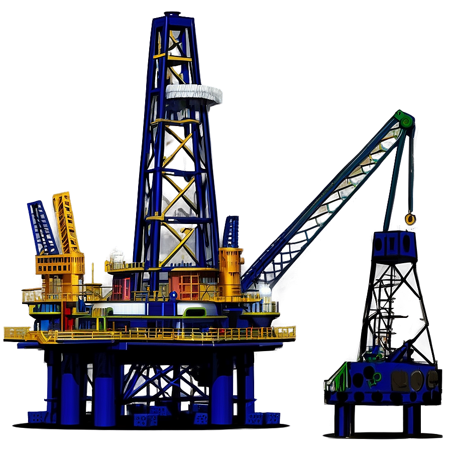 Oil Rig Structure Png 06122024 PNG image