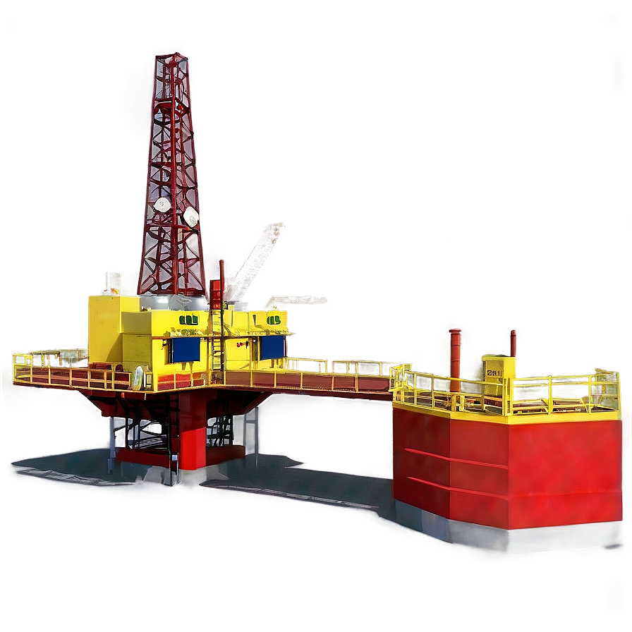 Oilfield Development Platform Png 80 PNG image