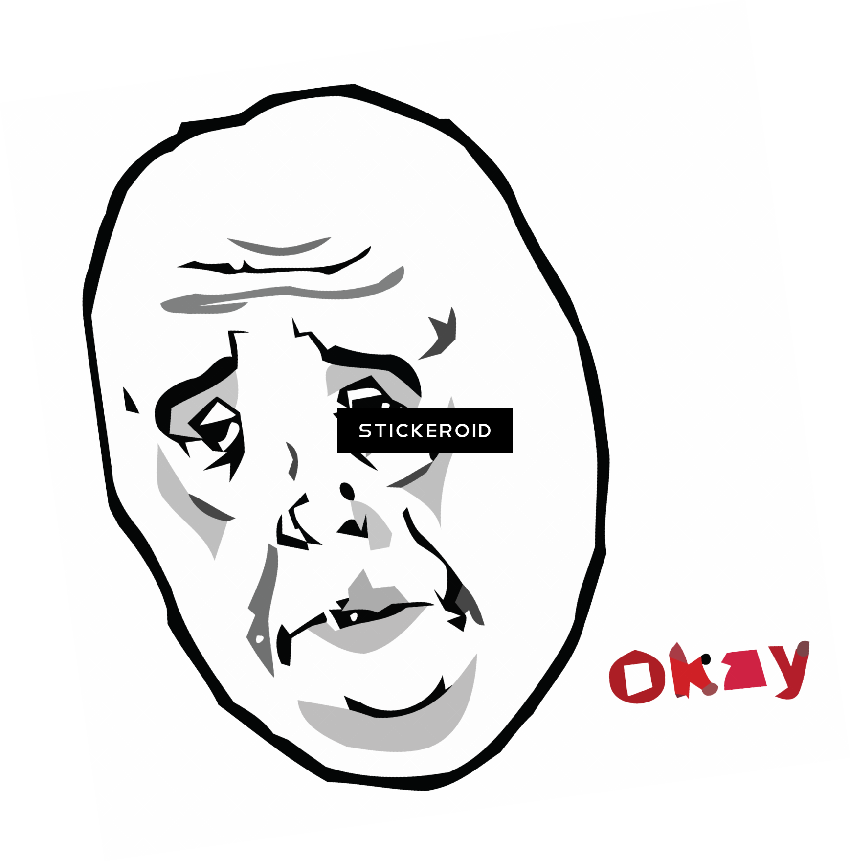 Okay Meme Illustration PNG image