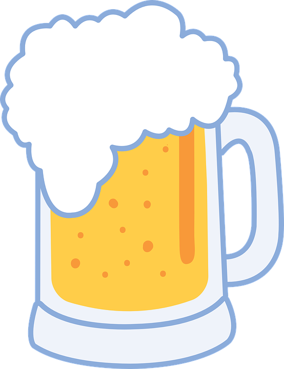 Oktoberfest Beer Mug Illustration PNG image