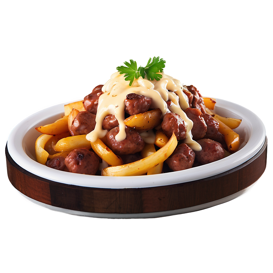 Oktoberfest Poutine With Beer Sausage Png 16 PNG image