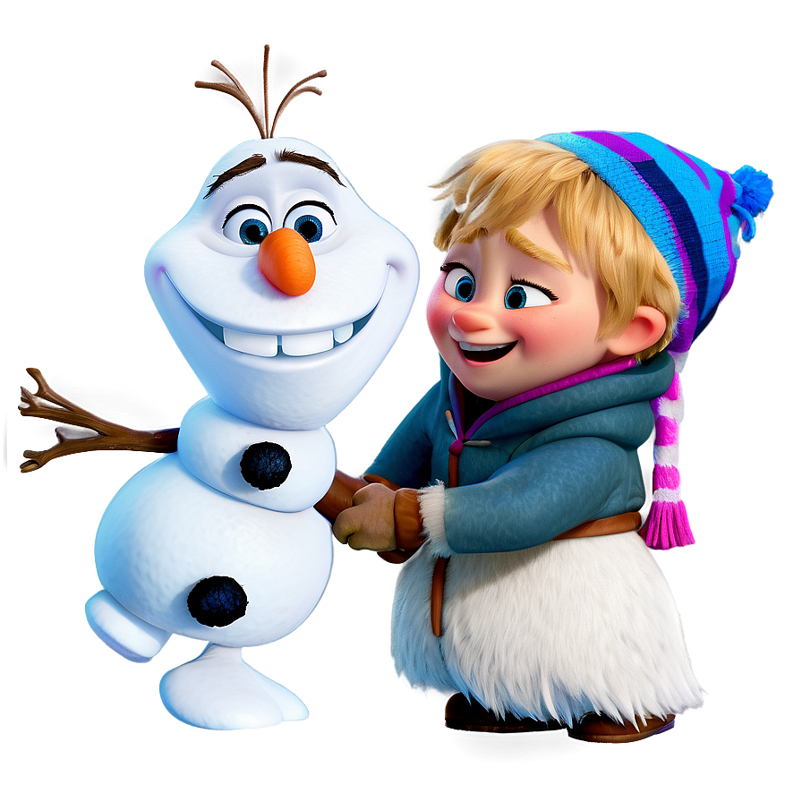 Olaf And Kristoff Bromance Png 90 PNG image