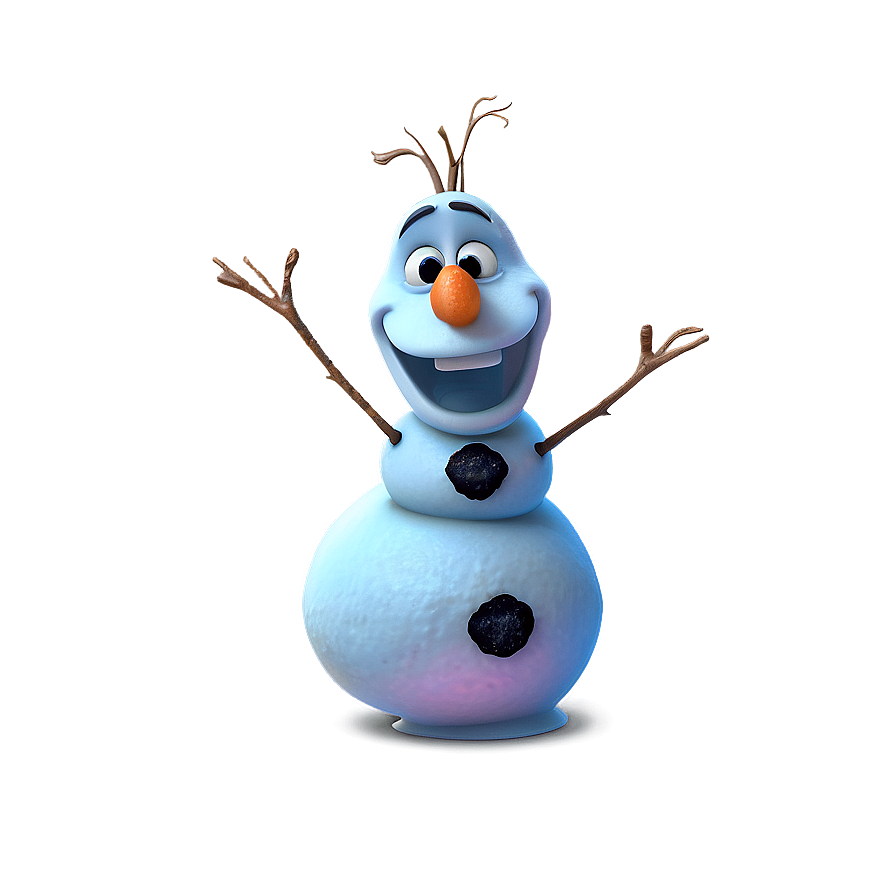 Olaf And The Northern Lights Png Rqj38 PNG image