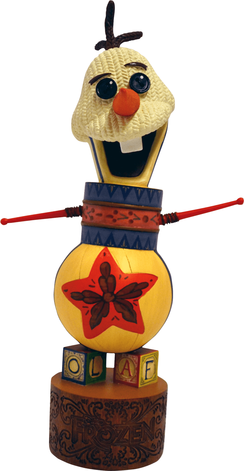 Olaf Figurine Frozen Movie PNG image