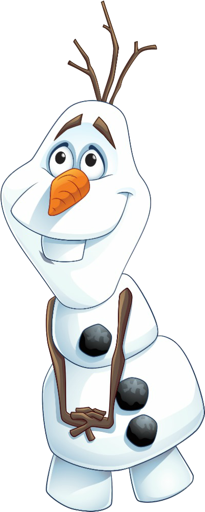 Olaf Frozen Character Smile PNG image