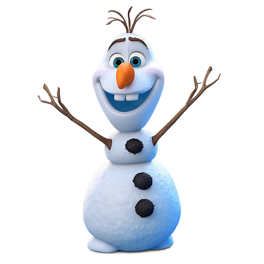 Olaf Frozen Landscape Png 05232024 PNG image