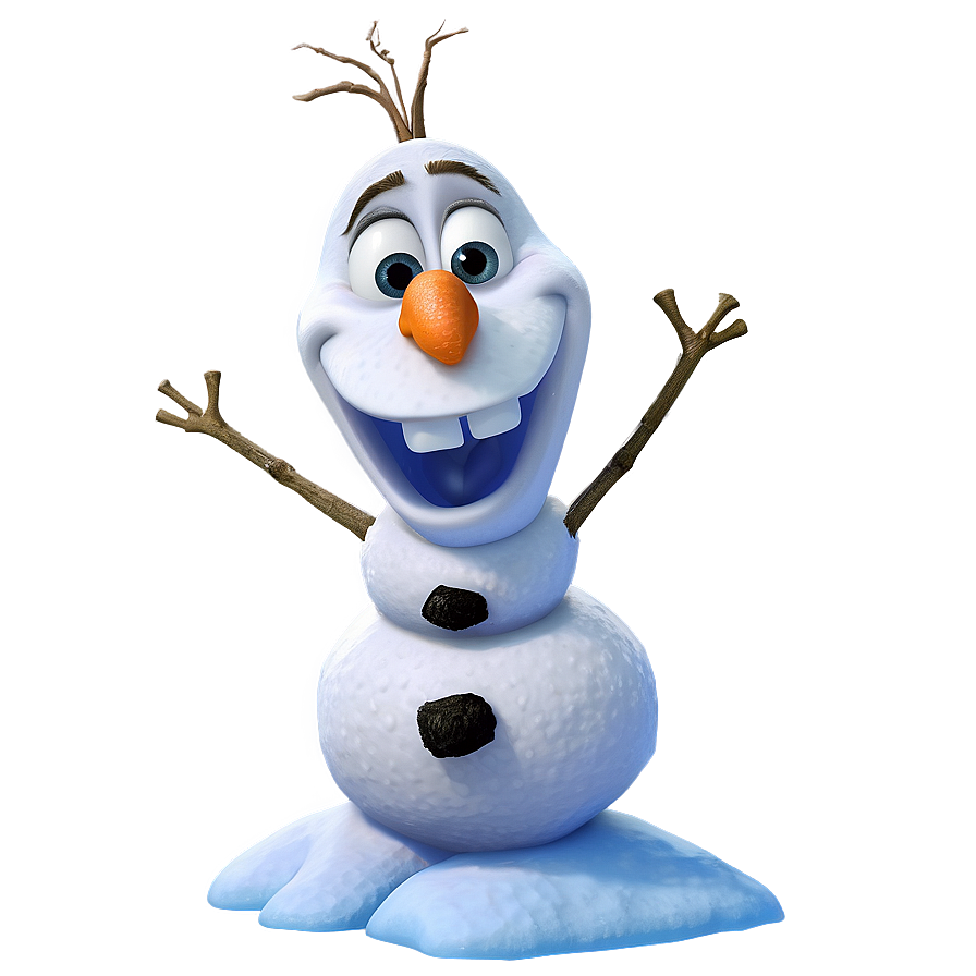 Olaf Frozen Landscape Png Oji50 PNG image