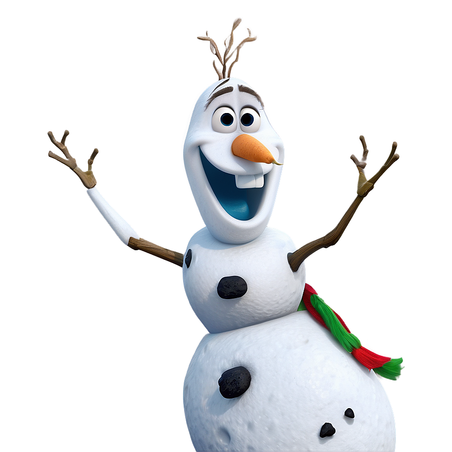 Olaf Holiday Spirit Png 40 PNG image