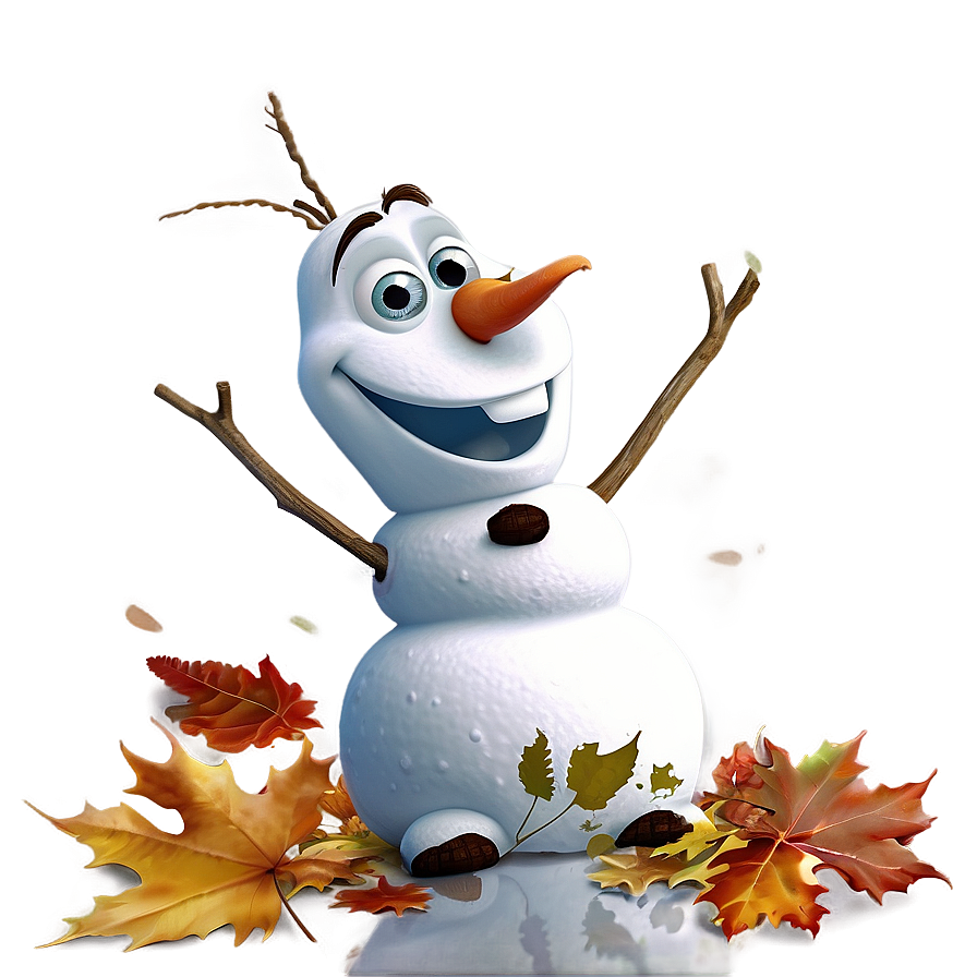 Olaf In Autumn Png Odj75 PNG image