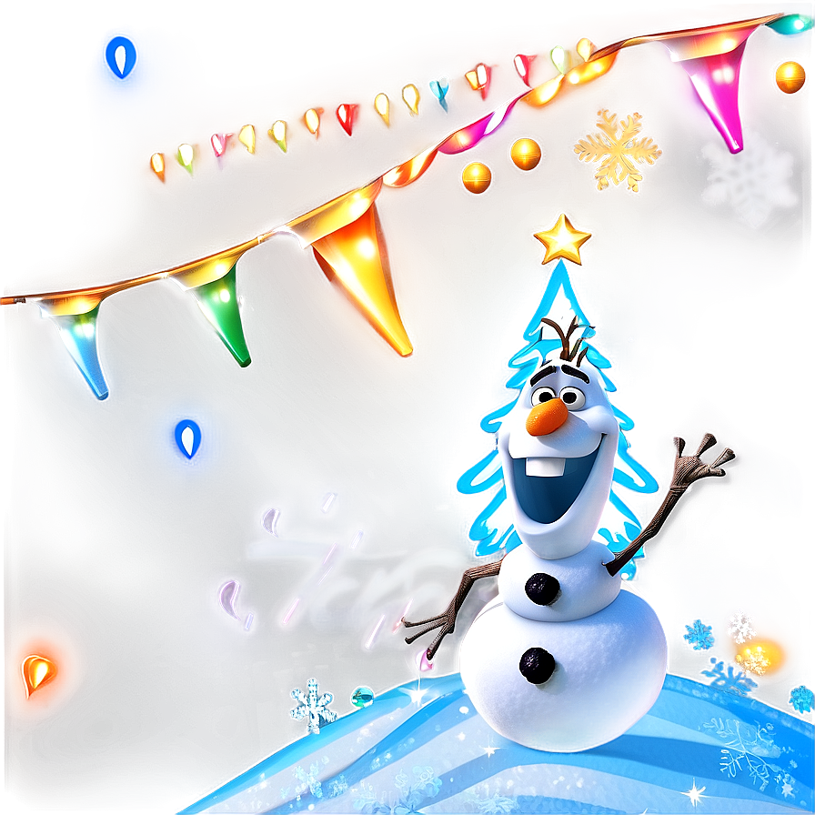 Olaf's Christmas Celebration Png 59 PNG image