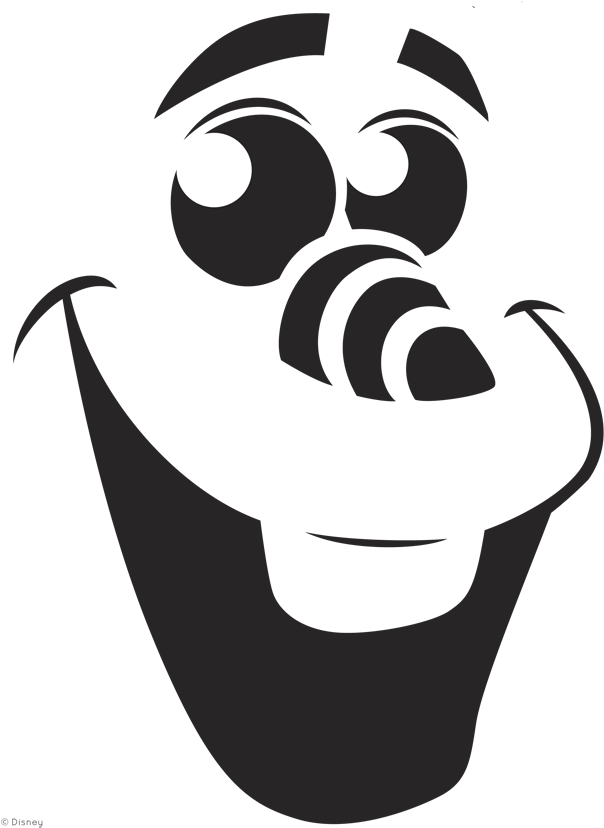 Olaf Silhouette Graphic PNG image