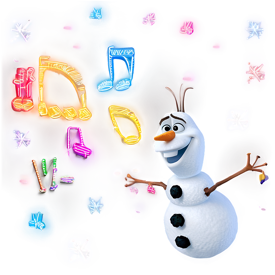 Olaf Singing Png 20 PNG image