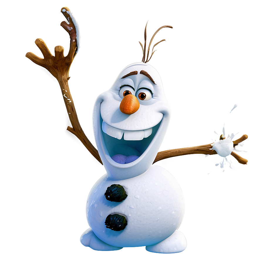 Olaf Snowball Fight Png 11 PNG image