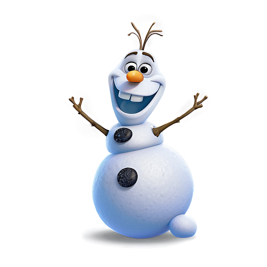 Olaf Snowflake Background Png 05232024 PNG image