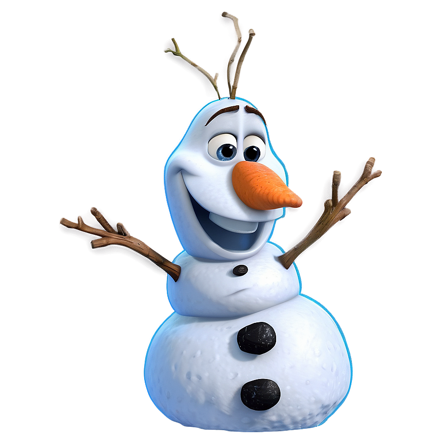 Olaf Snowman Frozen Png 06272024 PNG image