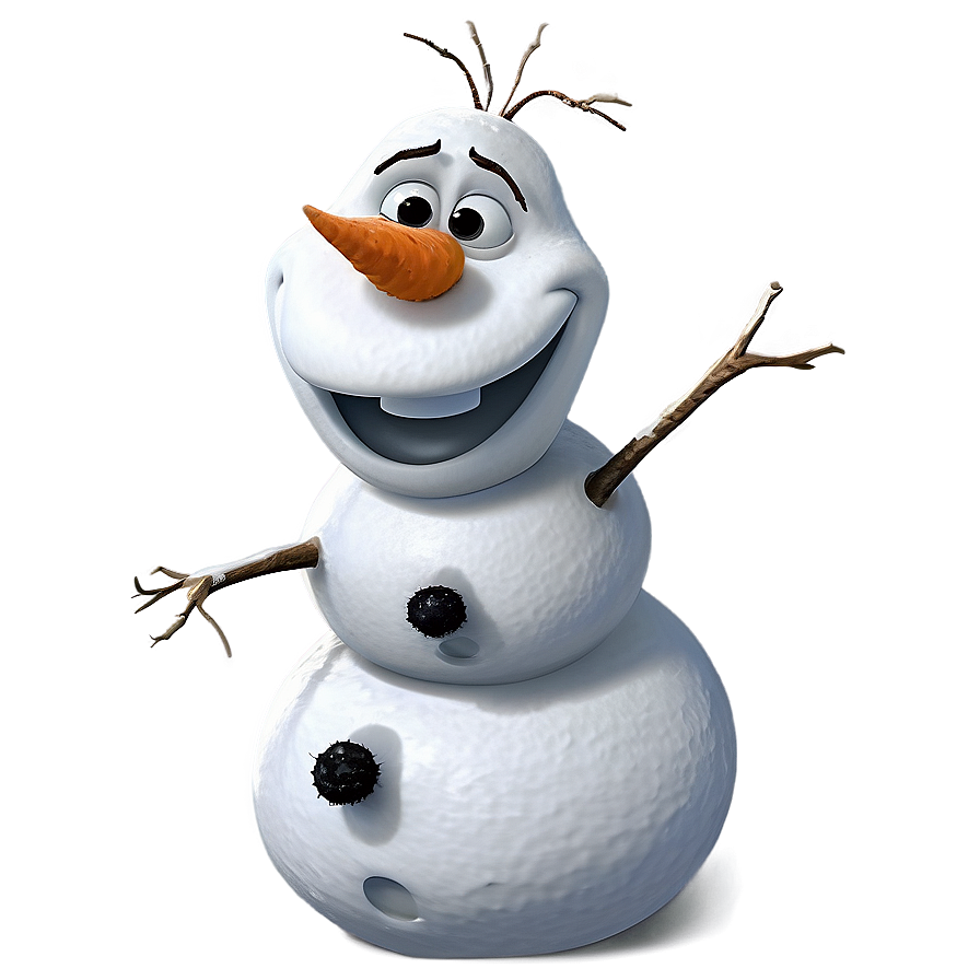 Olaf Snowman Making Png 05232024 PNG image