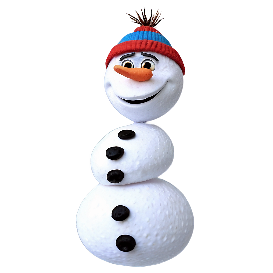 Olaf Snowman Making Png Jer PNG image