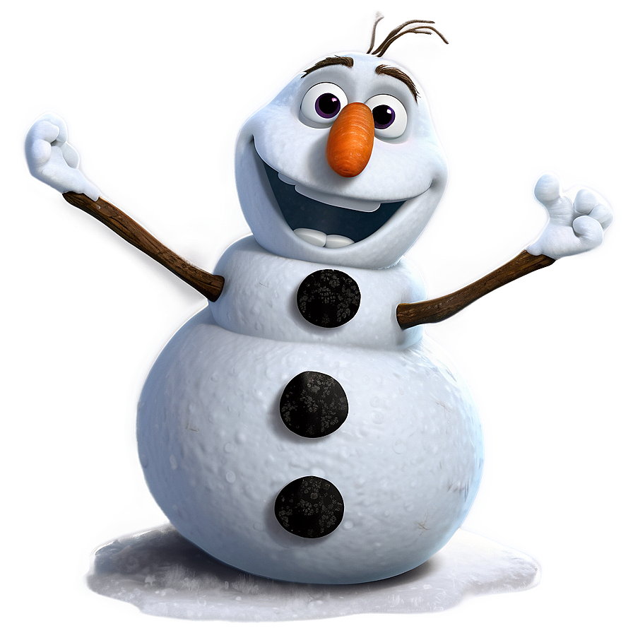 Olaf Snowman Png Cur70 PNG image