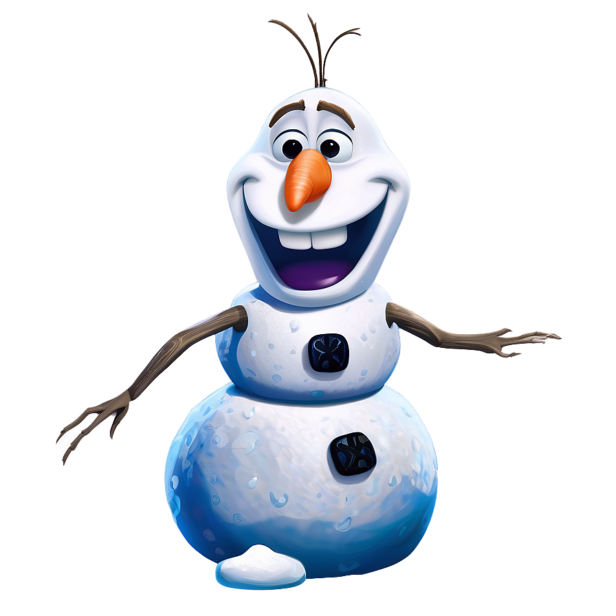 Olaf Winter Scene Png 32 PNG image