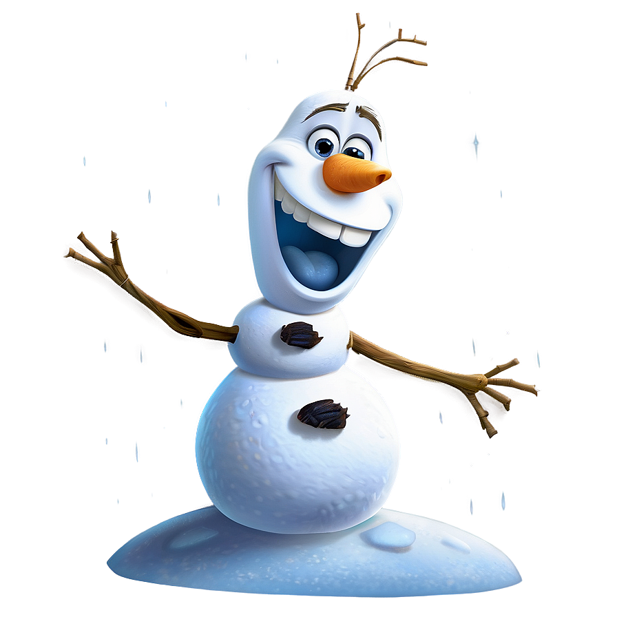 Olaf Winter Scene Png 57 PNG image