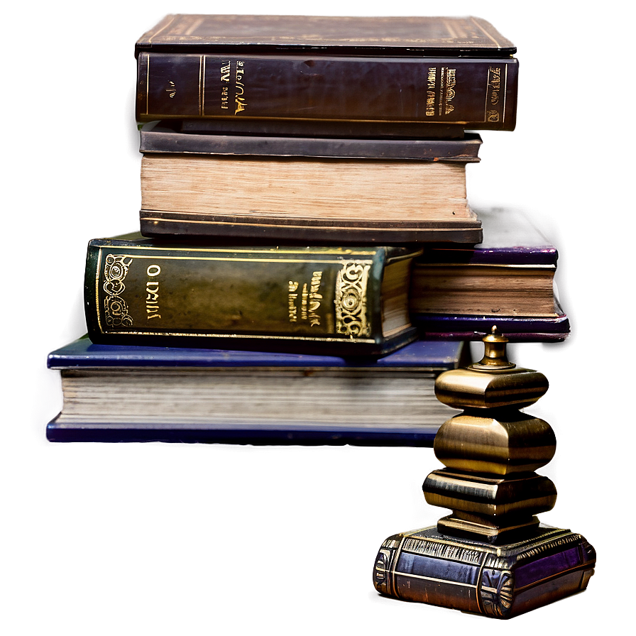 Old Books Stack Png Jmj60 PNG image