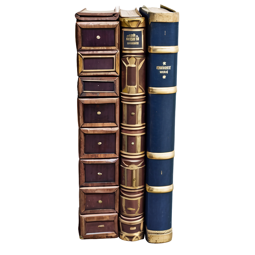 Old Books Stack Png Klb PNG image