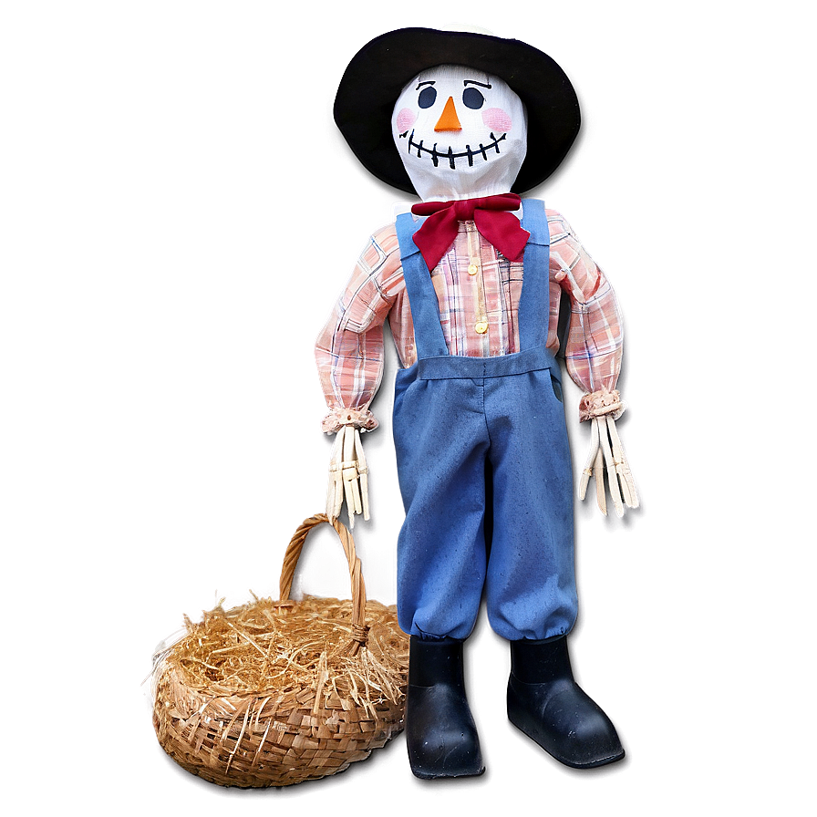 Old-fashioned Farm Scarecrow Png 35 PNG image