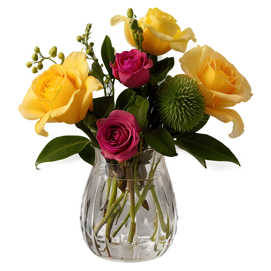 Old-fashioned Floral Arrangement Png 06292024 PNG image