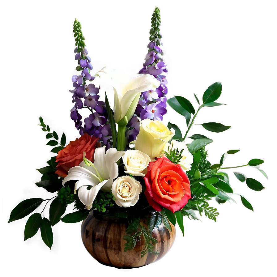 Old-fashioned Floral Arrangement Png 8 PNG image