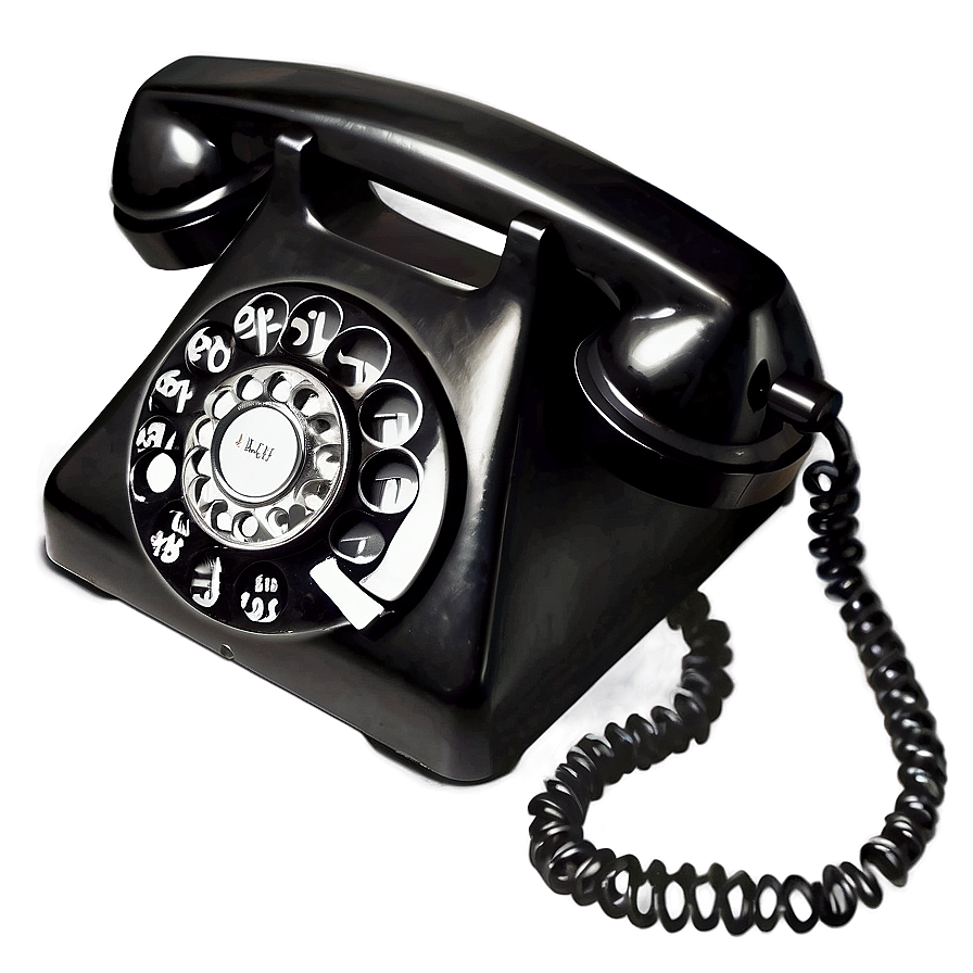 Old-fashioned Rotary Telephone Png Hlg PNG image