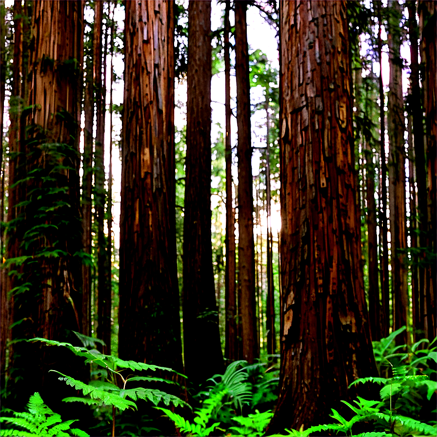 Old Growth Forest Panorama Png 06262024 PNG image