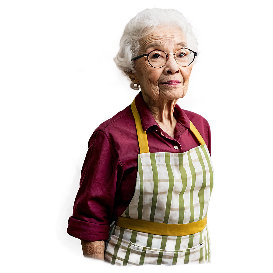 Old Lady In Apron Png Kkl PNG image