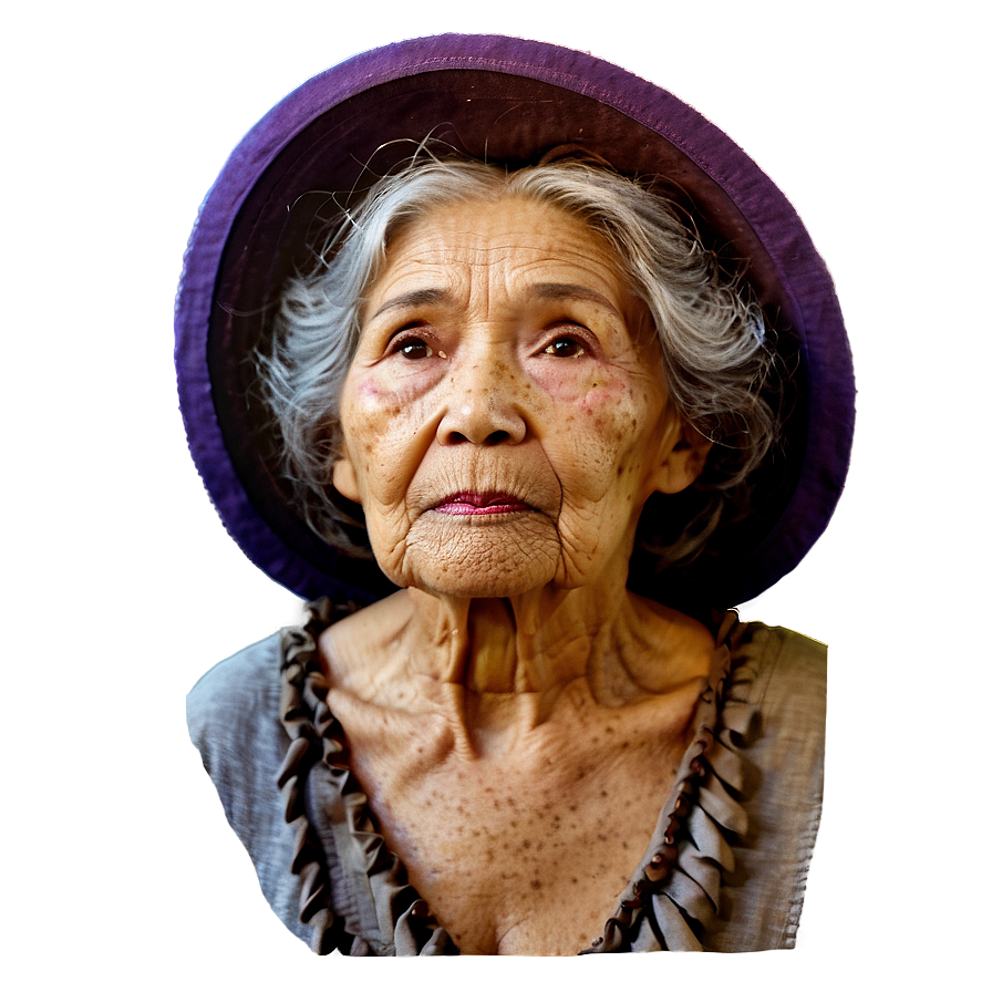 Old Lady With Hat Png 13 PNG image