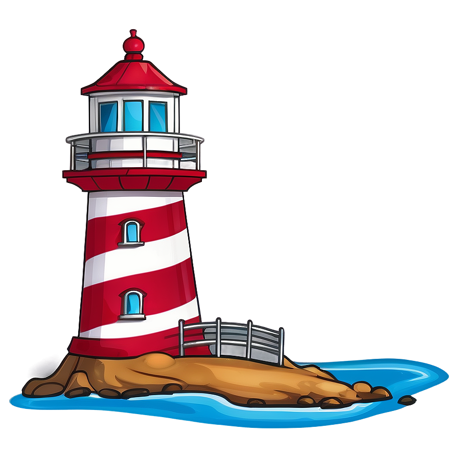 Old Lighthouse Illustration Png Snp PNG image