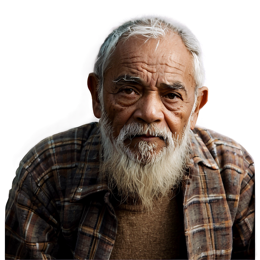 Old Man Portrait Png Dub PNG image