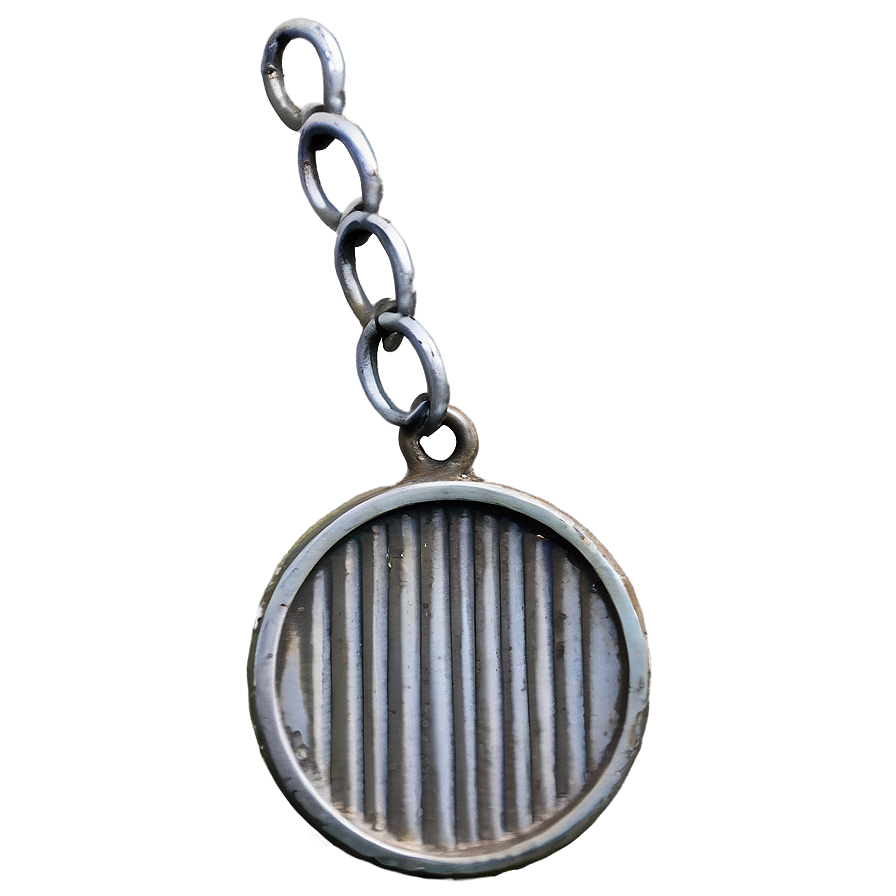 Old Metal Plate Charm Png 88 PNG image