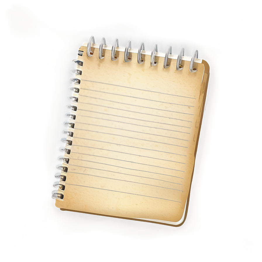 Old Notebook Paper Png 05252024 PNG image