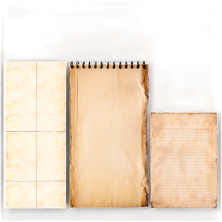 Old Paper Texture Pack Png 06252024 PNG image