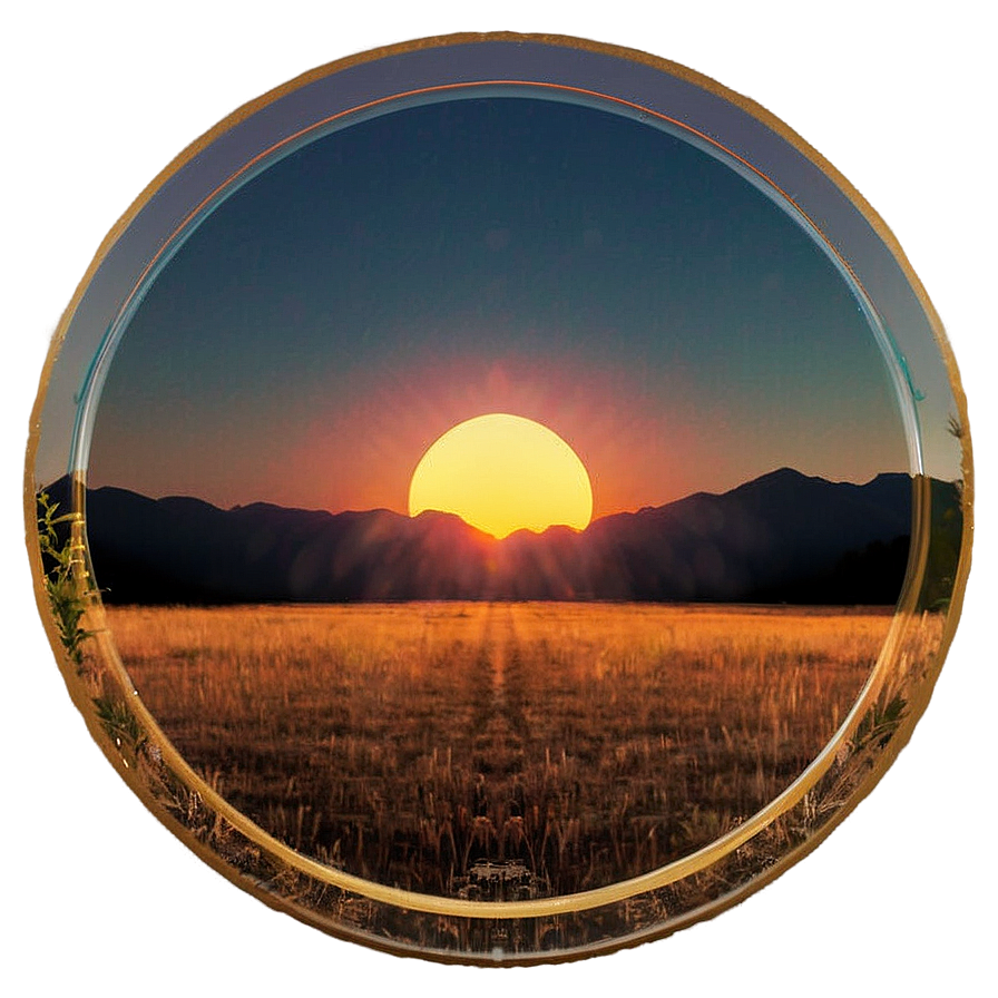 Old-school Sunset Glow Png 74 PNG image