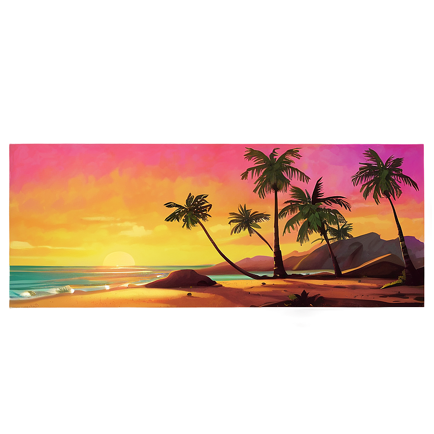 Old-school Sunset Glow Png Fdf20 PNG image