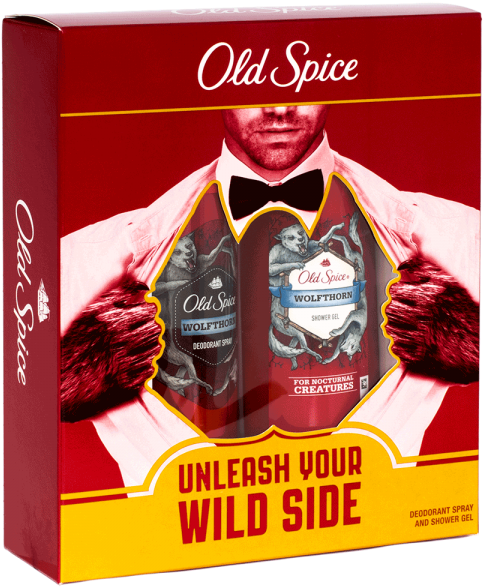 Old Spice Wolfthorn Product Packaging PNG image