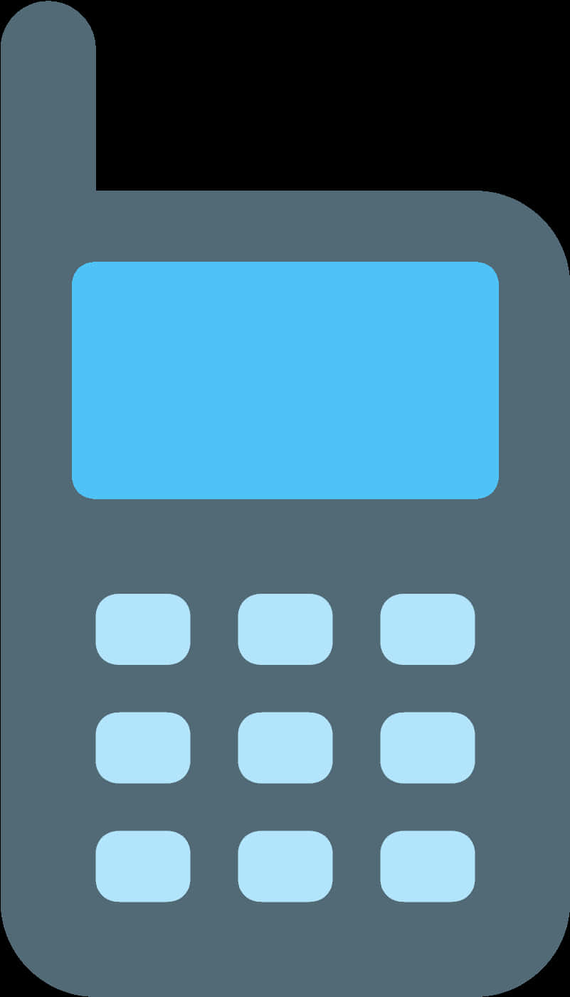 Old Style Cellphone Icon PNG image