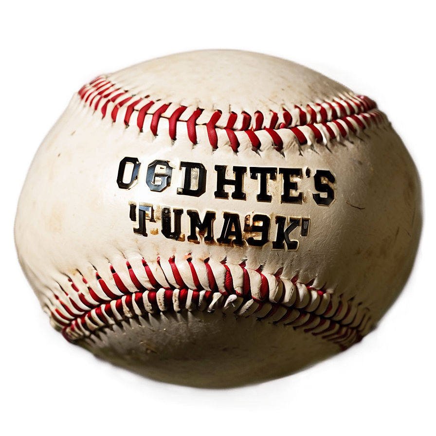 Old-timer's Baseball Png Uff PNG image