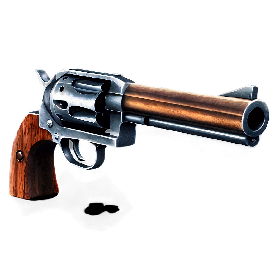 Old Western Revolver Png 05242024 PNG image