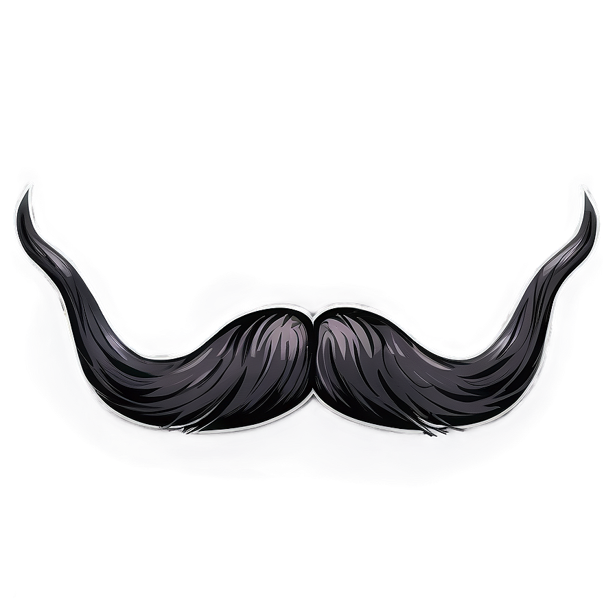 Old Western Sheriff Mustache Png 21 PNG image