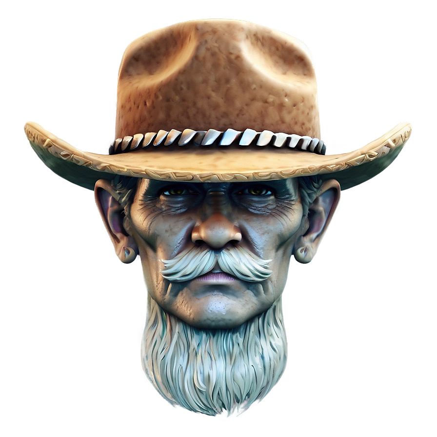 Old Western Sheriff Mustache Png Hqc32 PNG image