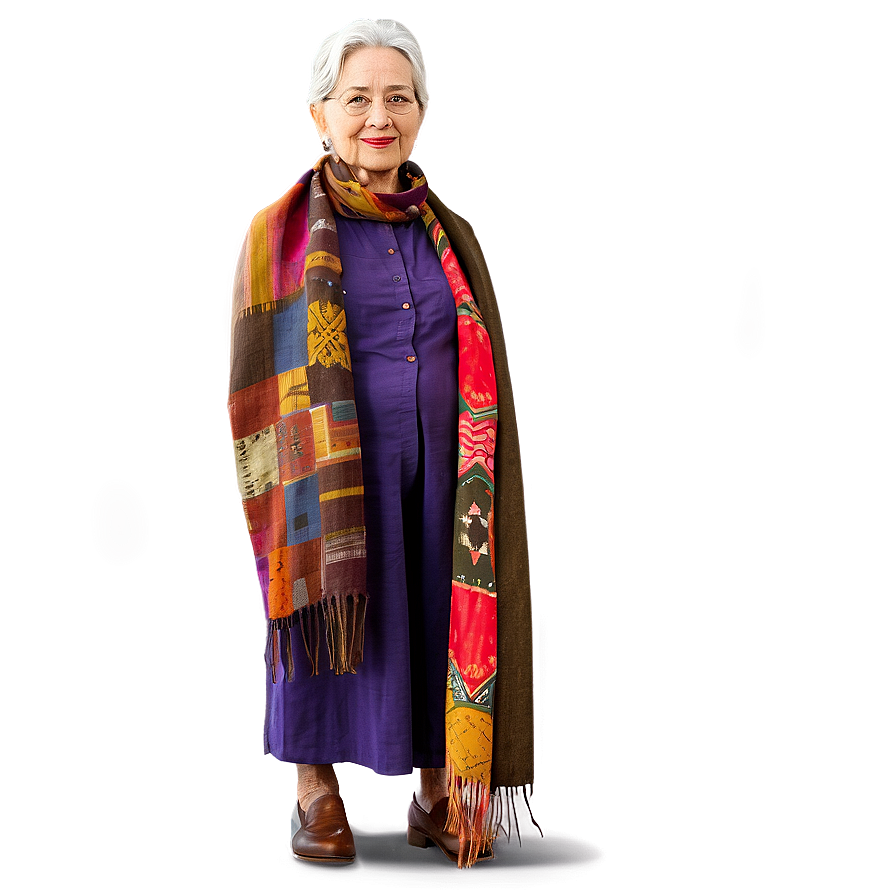 Old Woman With Scarf Png 71 PNG image