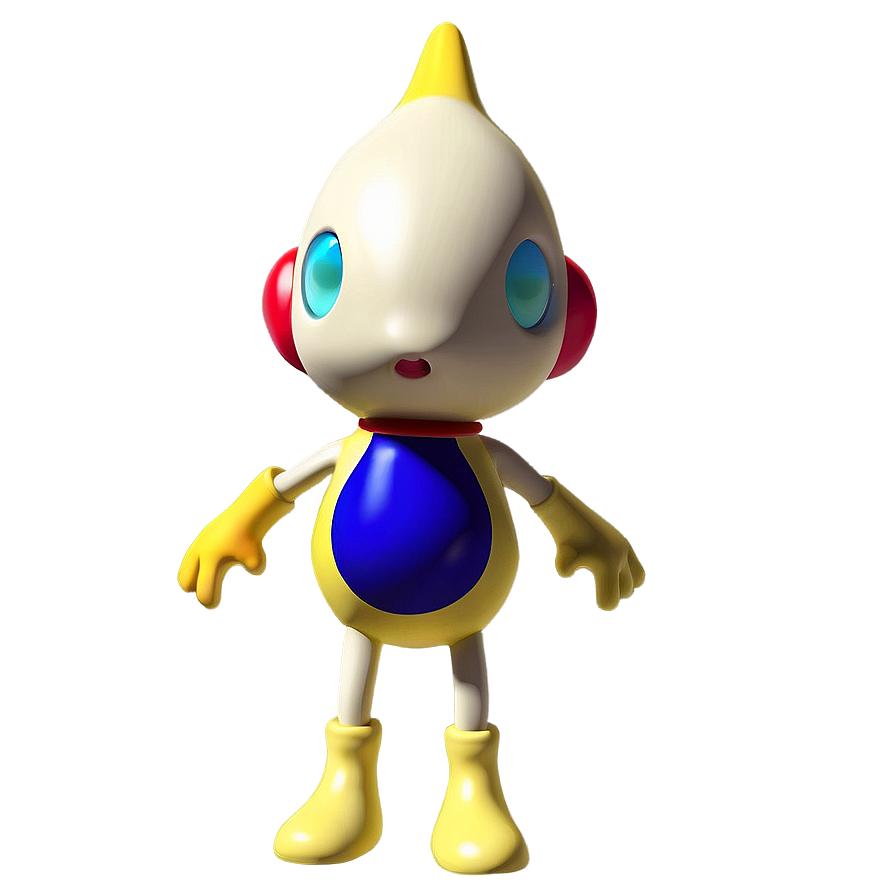 Olimar And Yellow Pikmin Png Pas PNG image