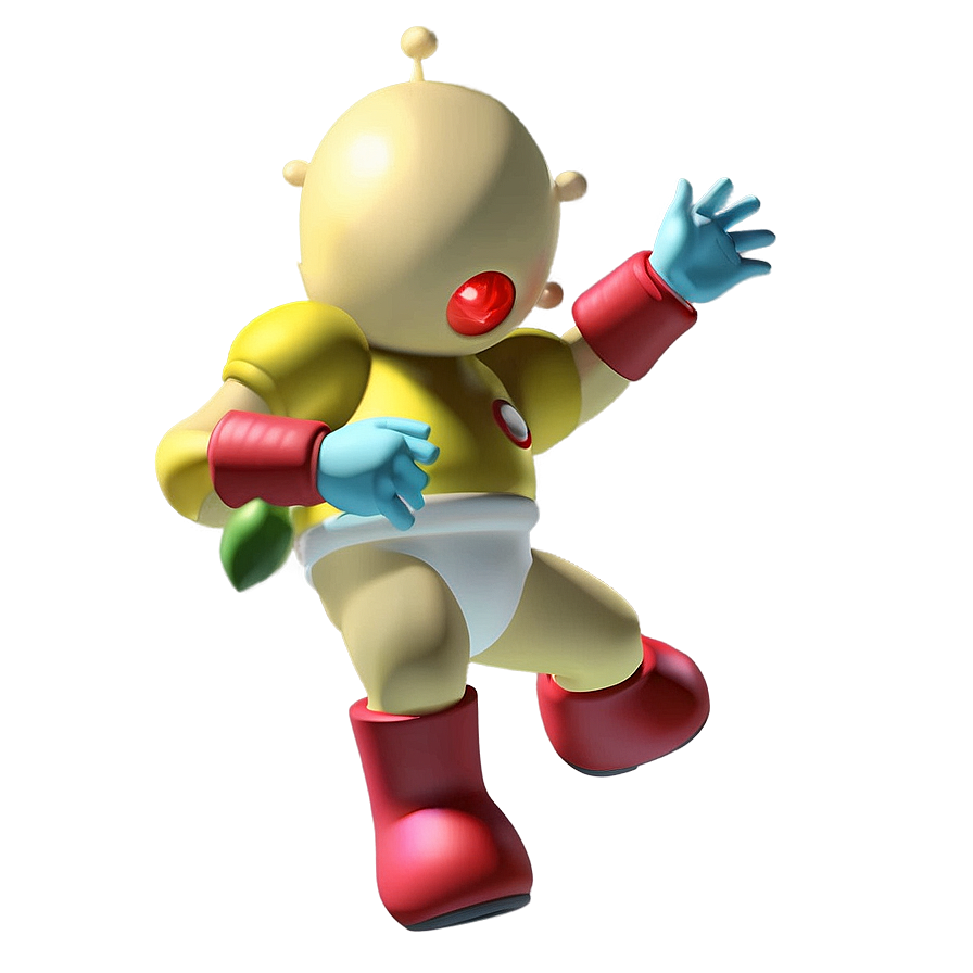 Olimar In Action Png Cga PNG image