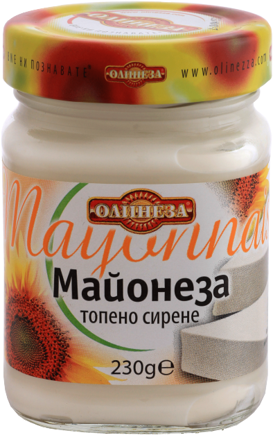 Olineza Mayonnaise Jar230g PNG image